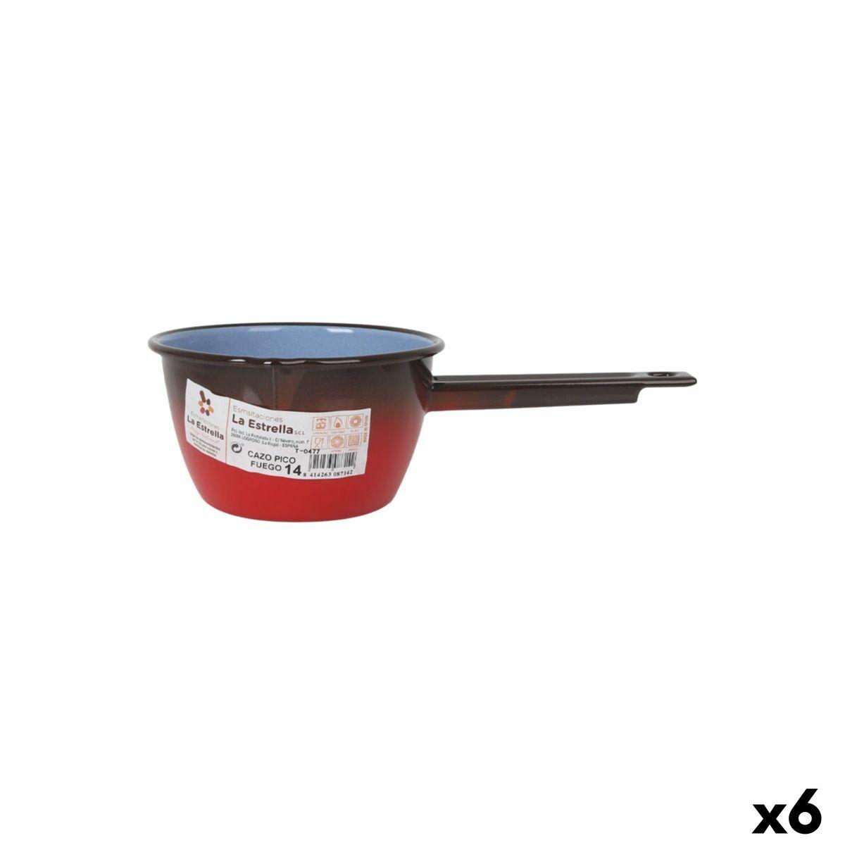 Cazo La Estrella Fuego 1,1 L 28,8 x 15,3 x 9 cm (6 Unidades)