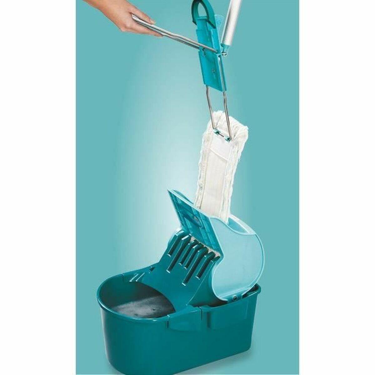 Mopa Fregona con Cubo Leifheit 55092 Azul Gris Microfibra