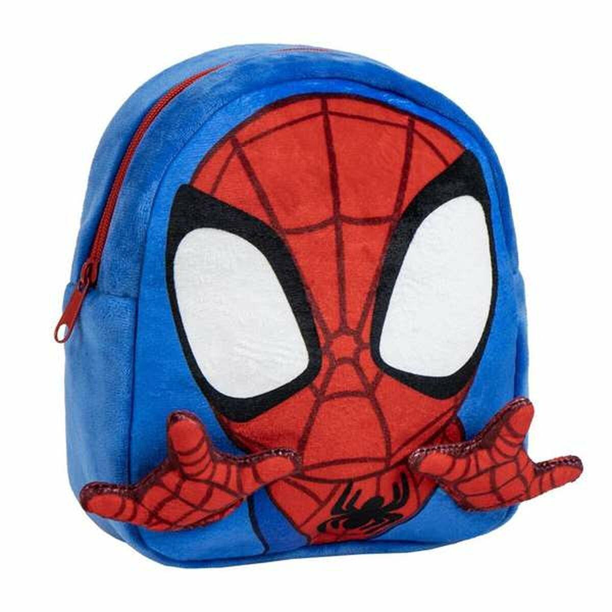 Mochila Escolar Spidey Azul 18 x 22 x 4 cm