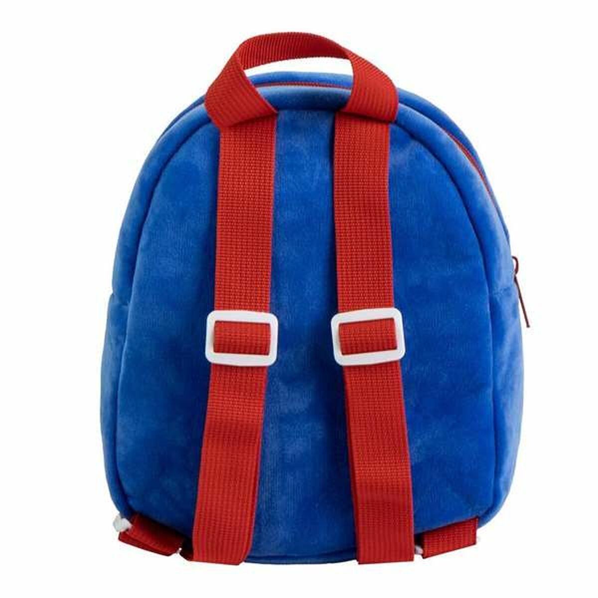 Mochila Escolar Spidey Azul 18 x 22 x 4 cm