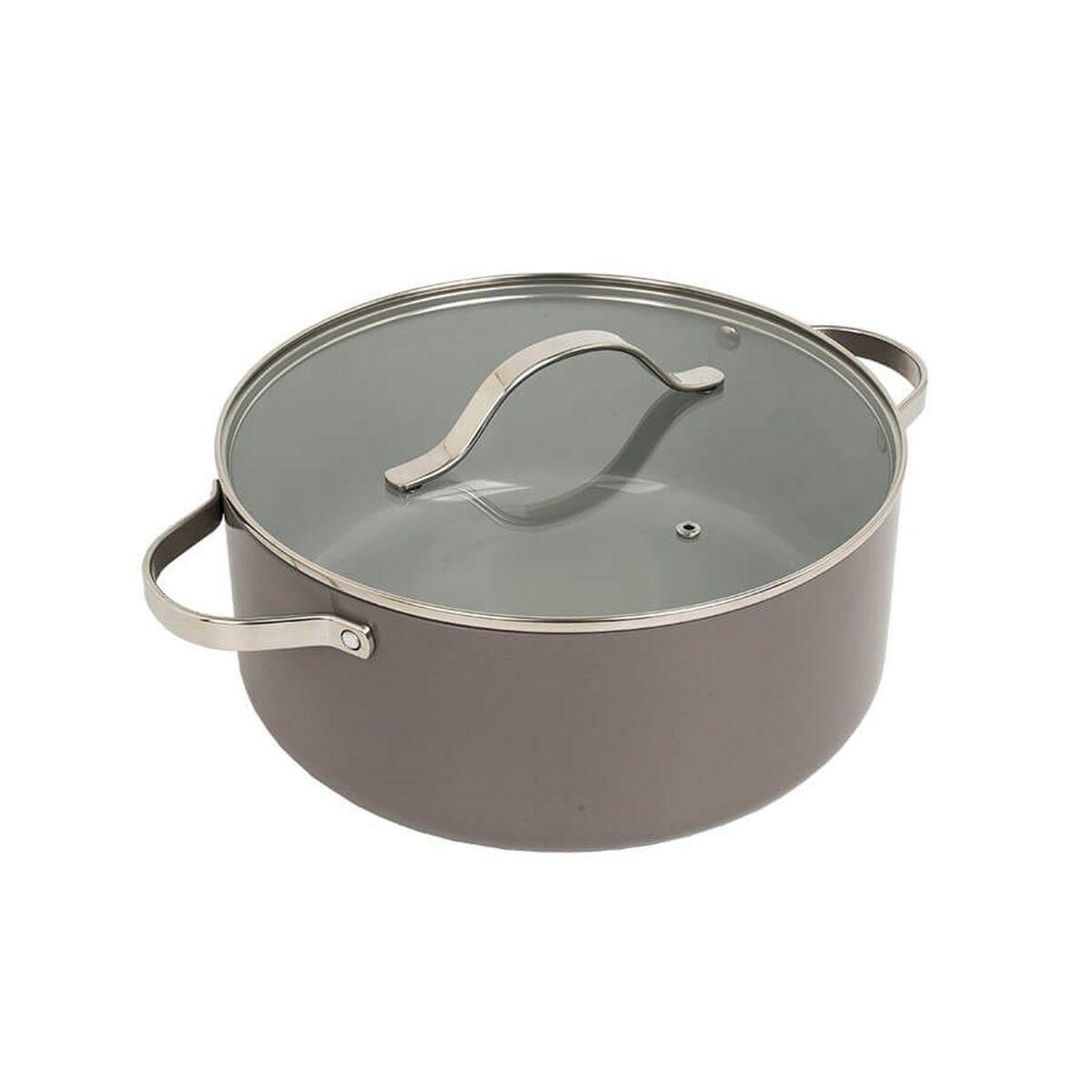 Olla con Tapa Feel Maestro MR-4009-20 Gris Metal Aluminio Ø 20 cm 2,3 L