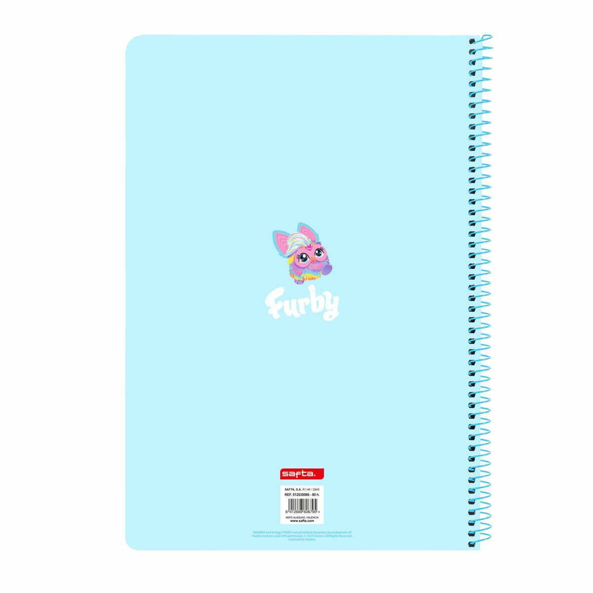 Libreta de Anillas Safta Furby  21,5 x 31 x 1 cm