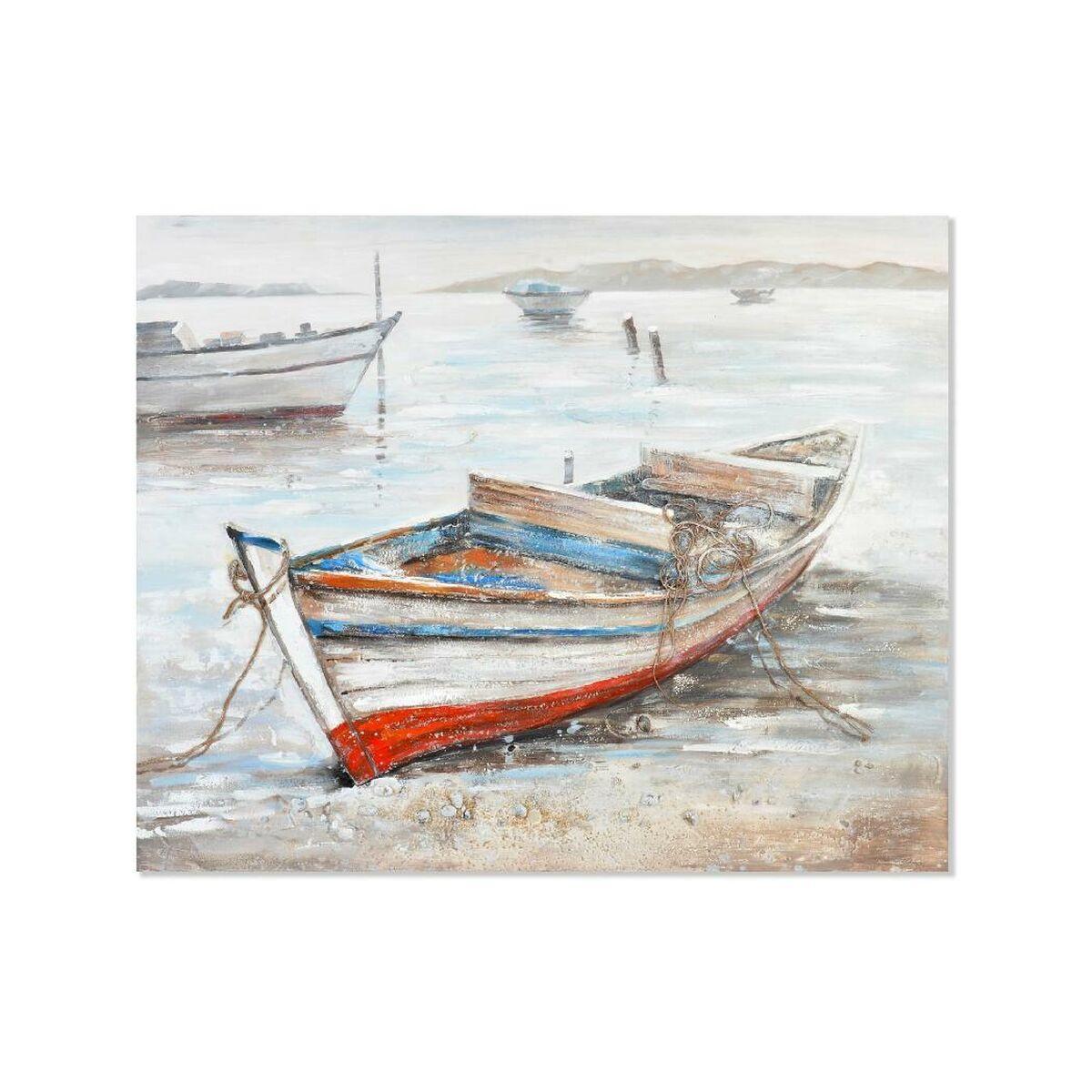 Cuadro Home ESPRIT Barco Mediterráneo 150 x 4 x 120,5 cm