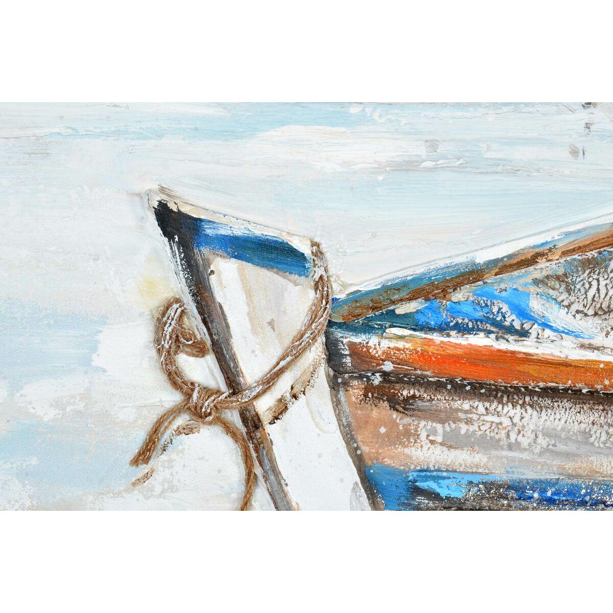 Cuadro Home ESPRIT Barco Mediterráneo 150 x 4 x 120,5 cm