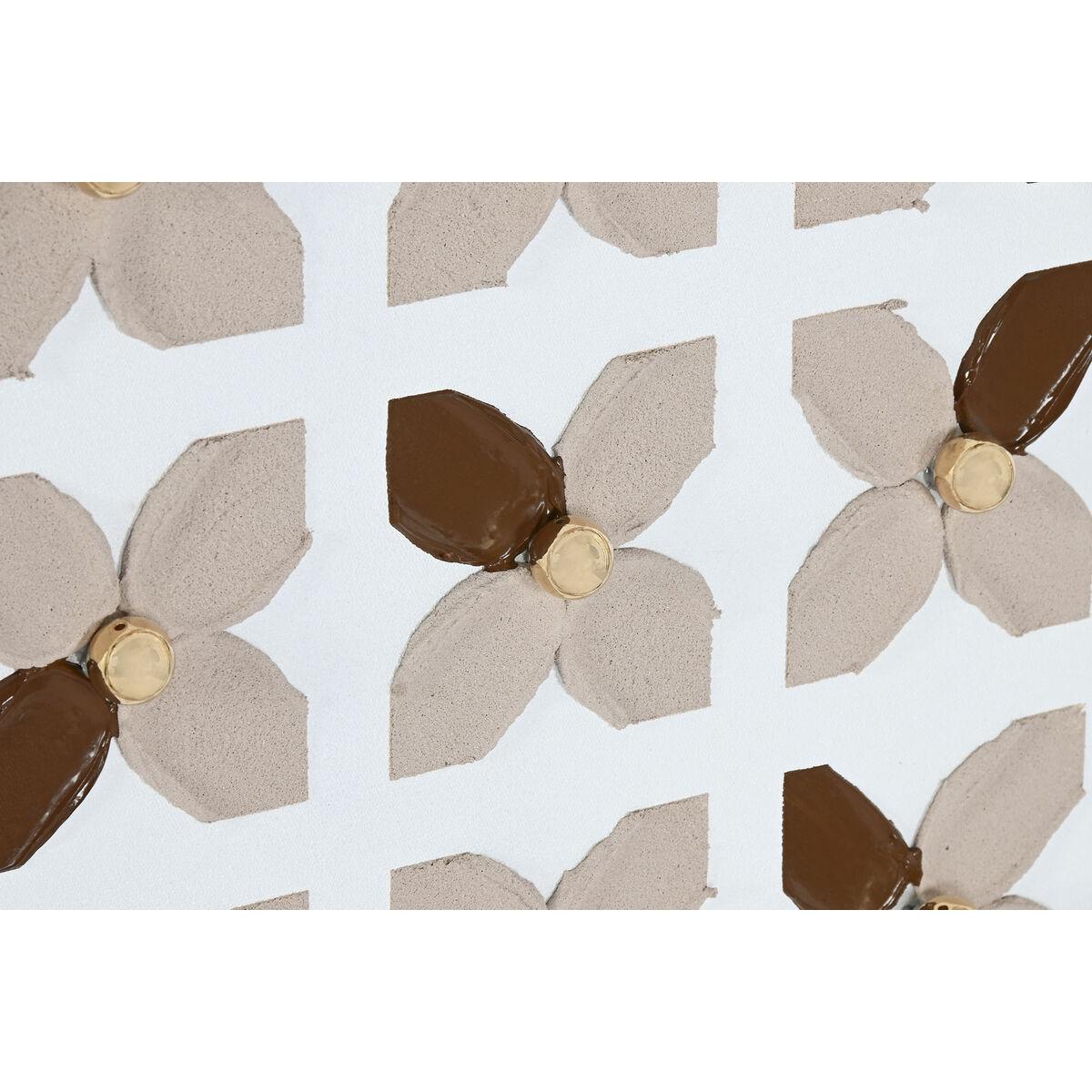 Cuadro Home ESPRIT Blanco Beige Dorado Moderno Urbano 90 x 3,5 x 120 cm (2 Unidades)