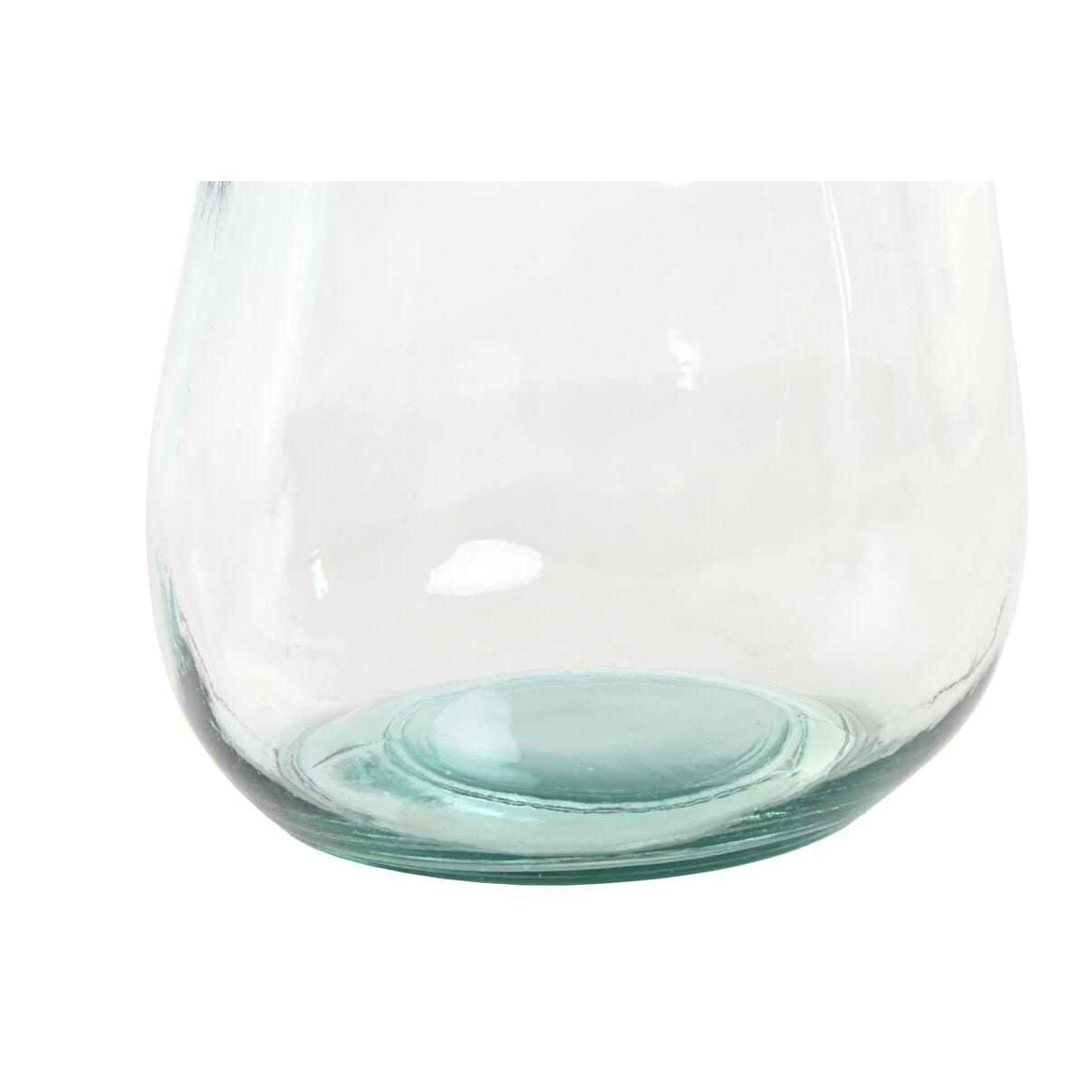 Jarrón Home ESPRIT Transparente Cristal reciclado 22 x 22 x 51 cm