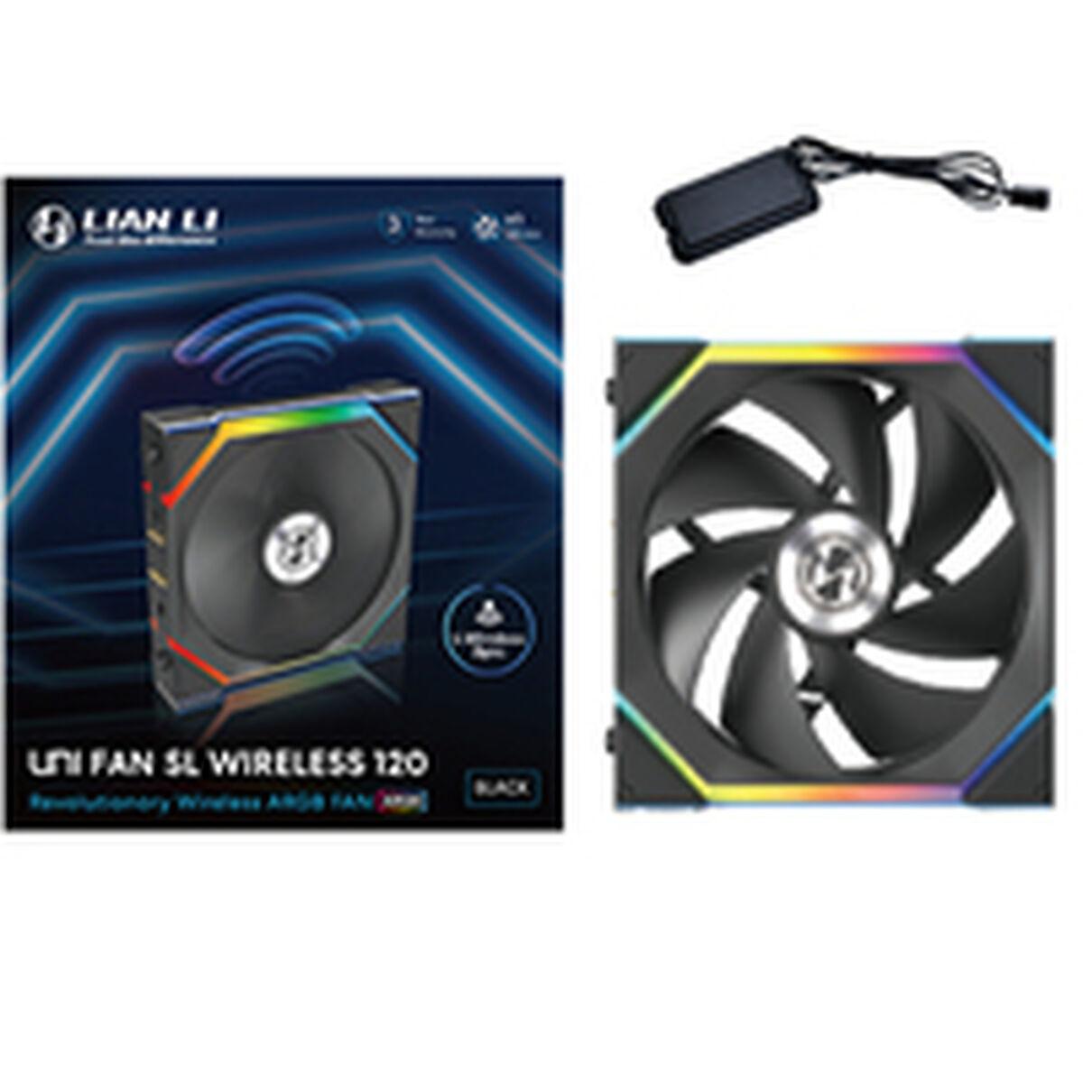 Ventilador de Caja Lian-Li 12SL1W1B Ø 12 cm (1 unidad)