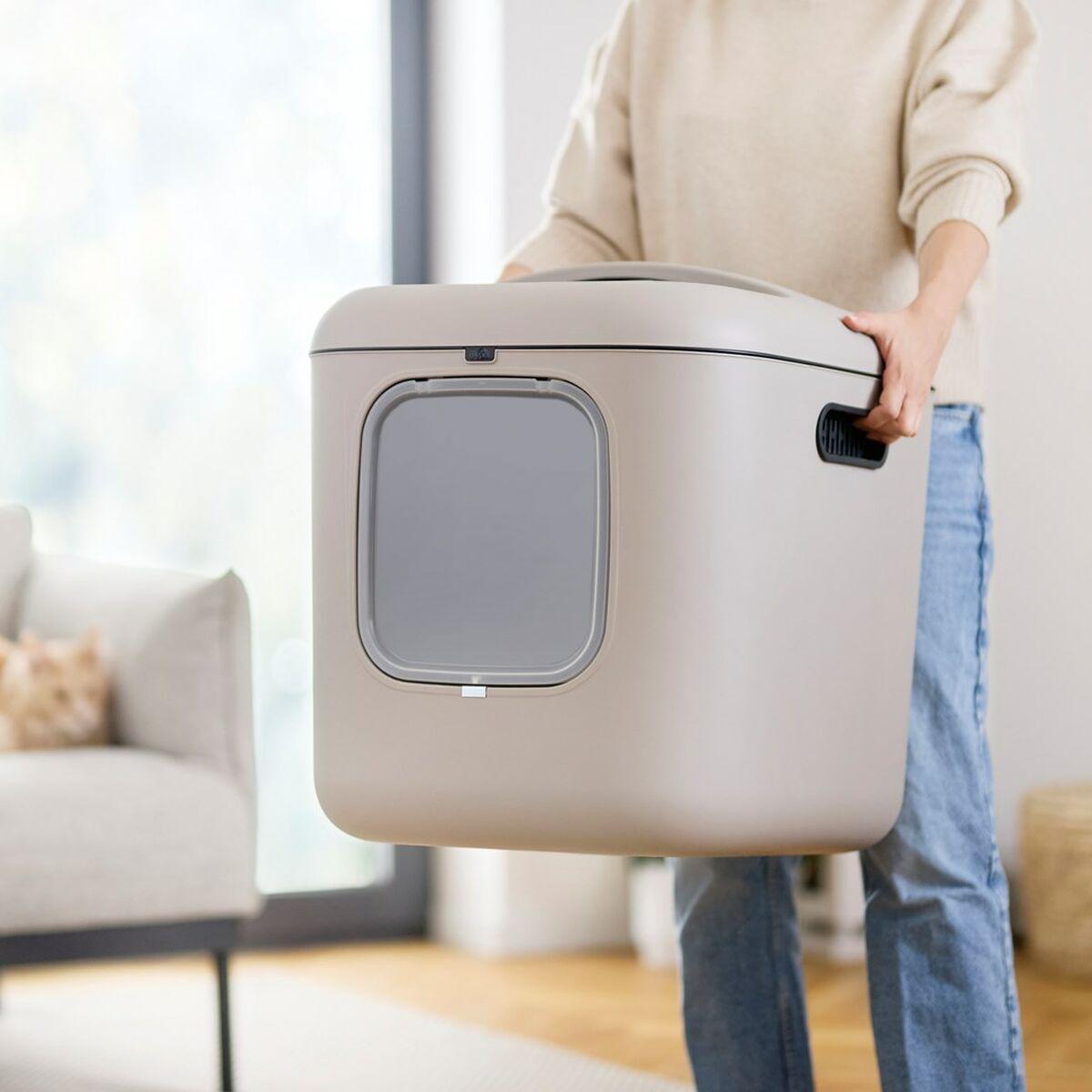 Arenero para Gatos Rotho Biala XL Cappuccino Plástico