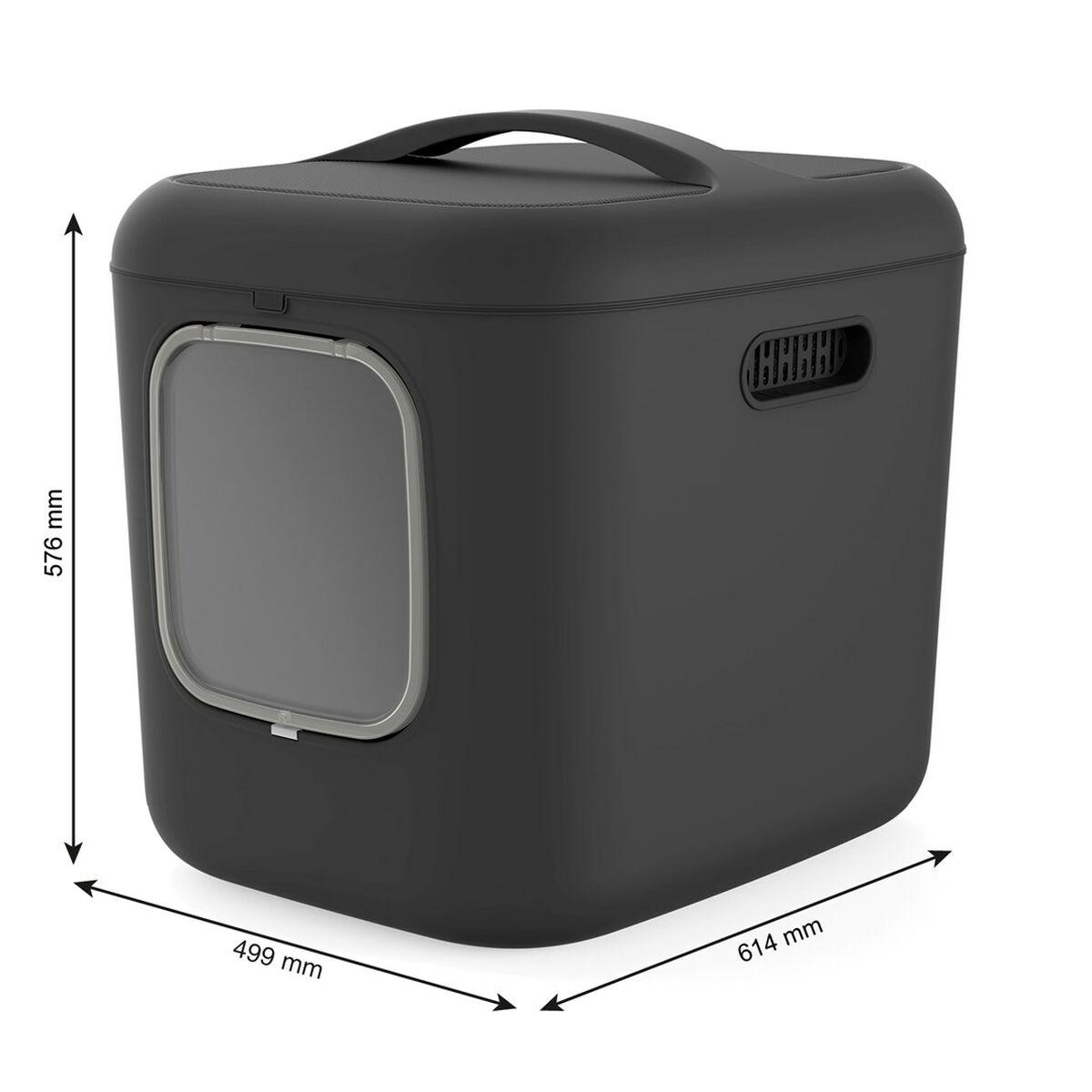 Arenero para Gatos Rotho Biala XL anthracite Antracita Plástico