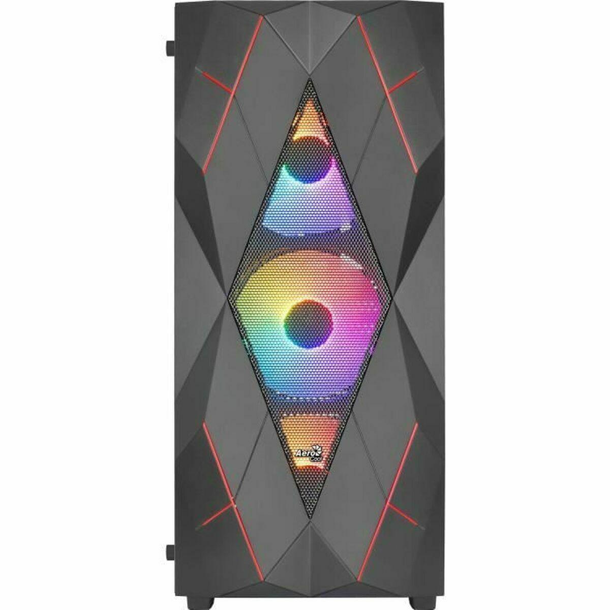 Caja Semitorre ATX Aerocool AEROPGSVOLCAN-G-BK-V1 Negro