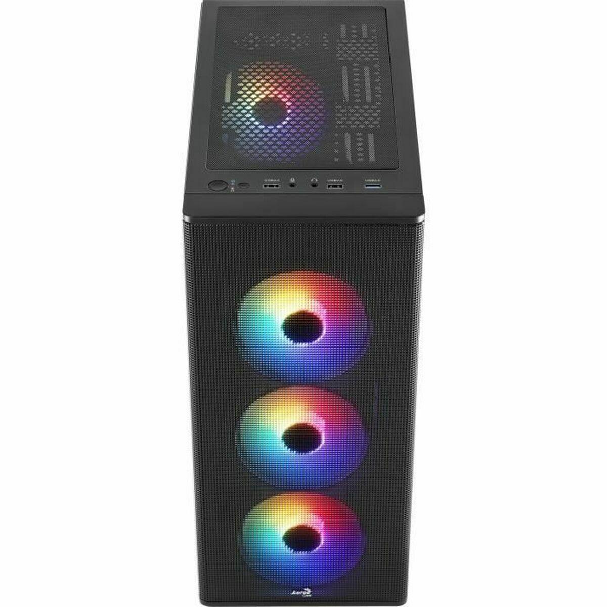 Caja Semitorre ATX Aerocool AEROPGSDESIGNER-G-BK-V1 Negro