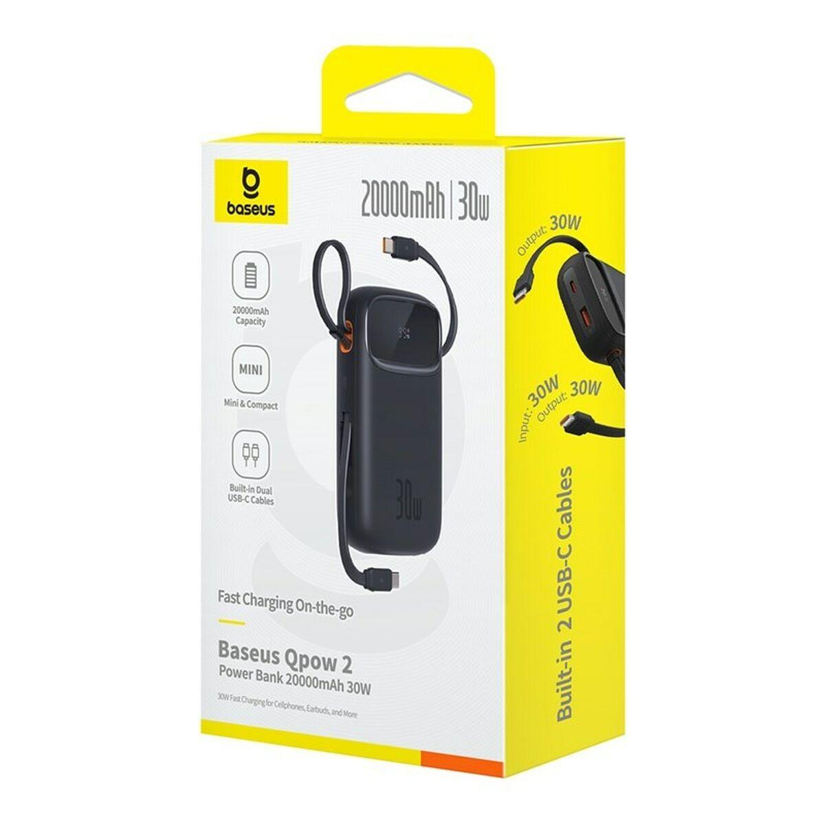 Powerbank Baseus P10055009113-00 Negro 20000 mAh