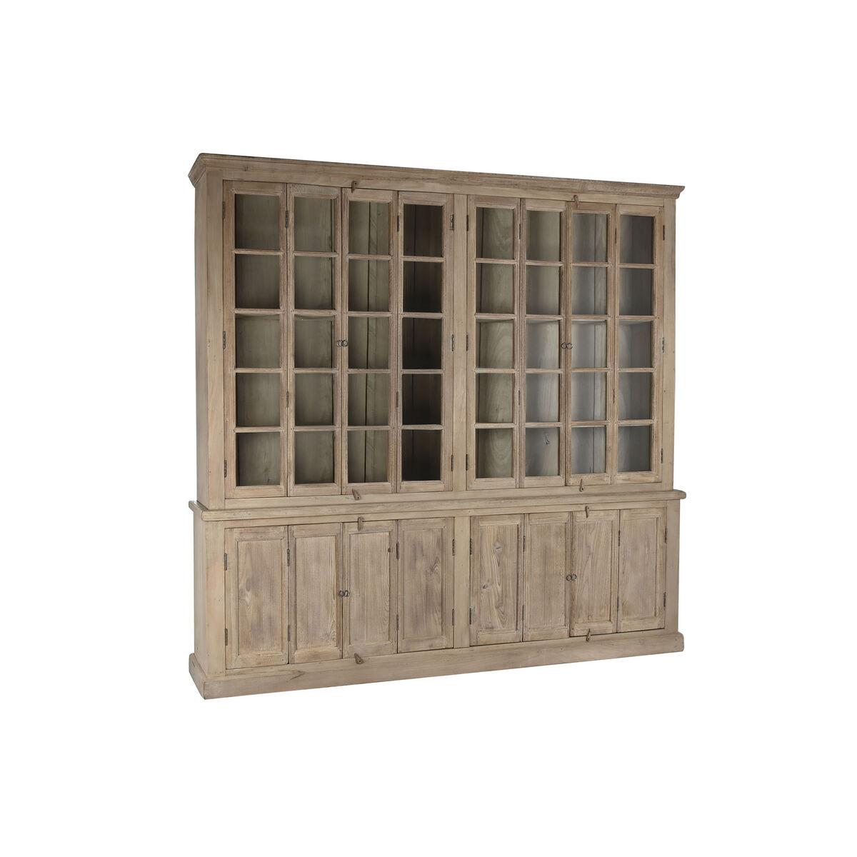 Vitrina Home ESPRIT Natural Teca Madera de mango 266 x 46 x 251 cm