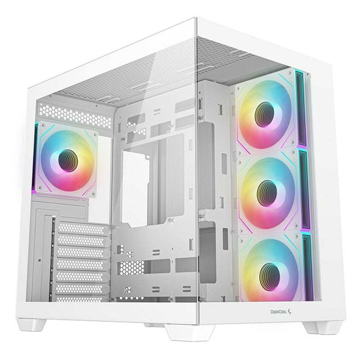 Caja Semitorre ATX DEEPCOOL R-CG530-WHADA4-G-1 Blanco Multicolor