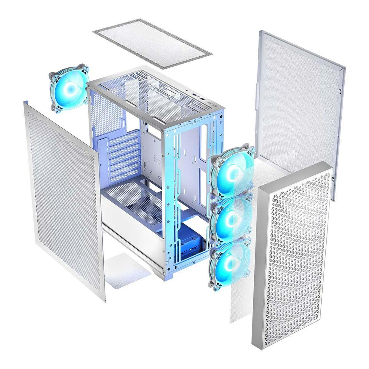 Caja Semitorre ATX Logic AT-DART-PRO-ARGB-20 Blanco