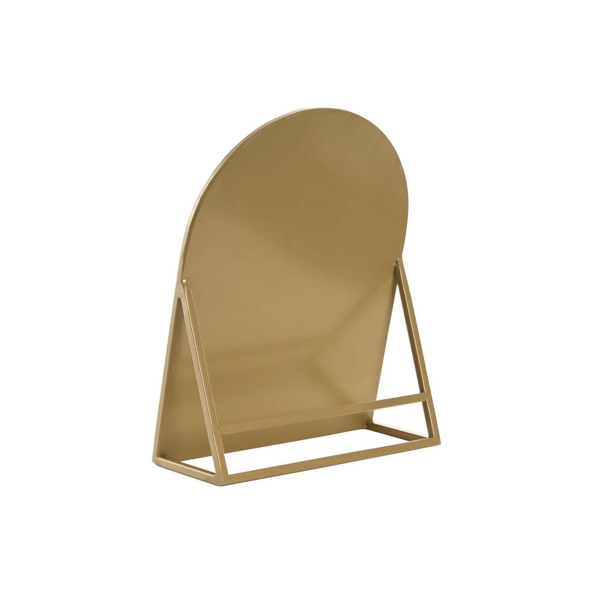 Espejo de pared Home ESPRIT Dorado Cristal Hierro 20 x 8,5 x 25 cm