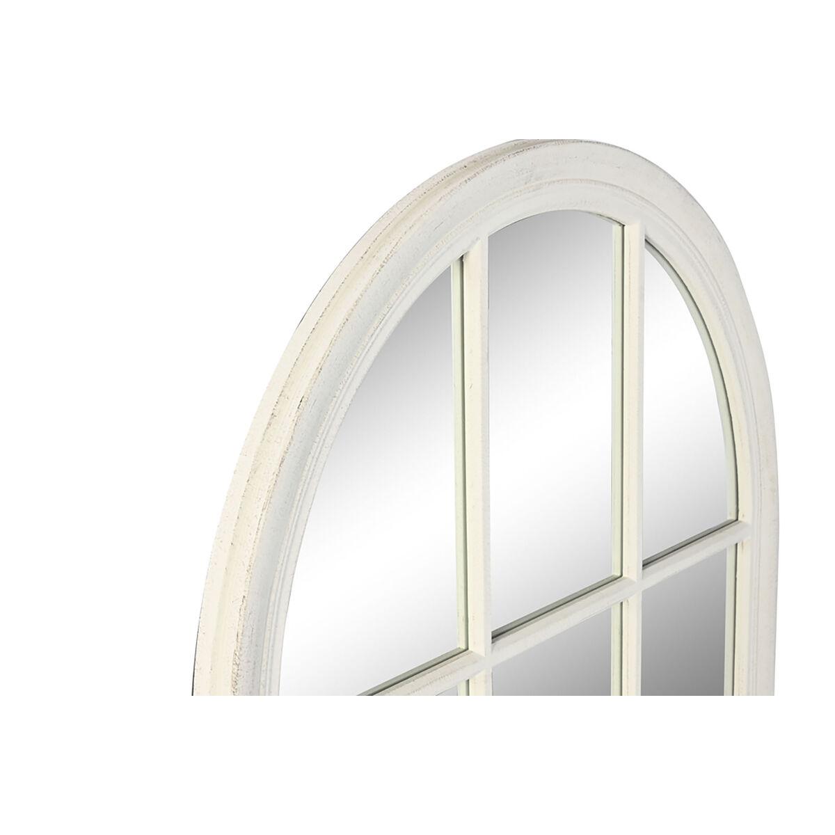 Espejo de pared Home ESPRIT Blanco Ventana 80 x 4 x 140 cm