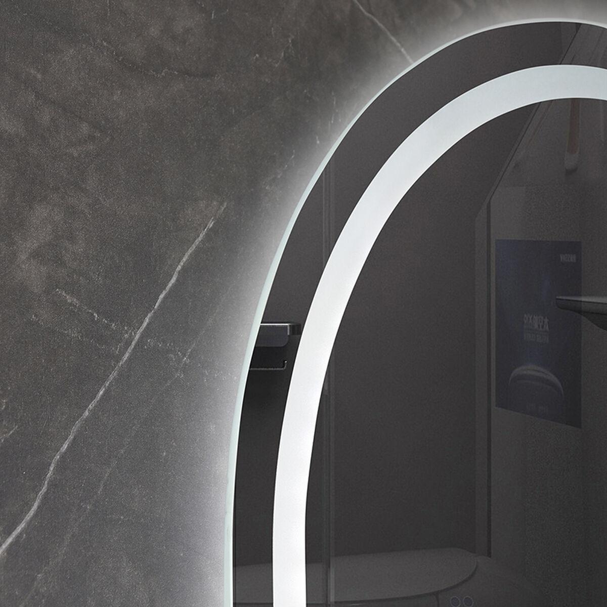 Espejo de pared Home ESPRIT Cristal 80 x 0,5 x 80 cm