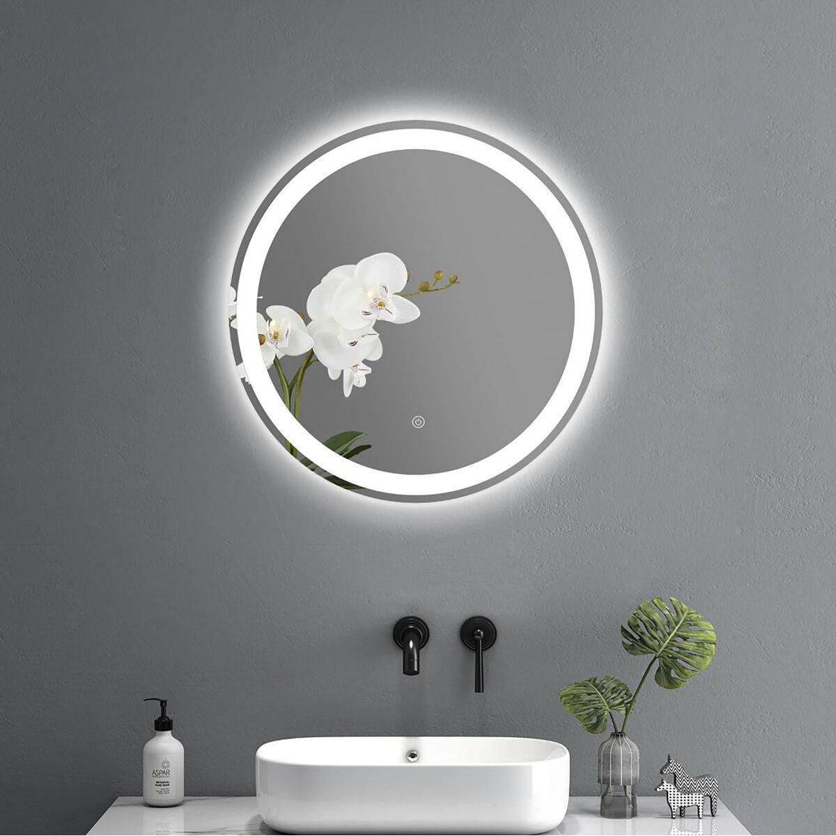 Espejo de pared Home ESPRIT Cristal 80 x 0,5 x 80 cm