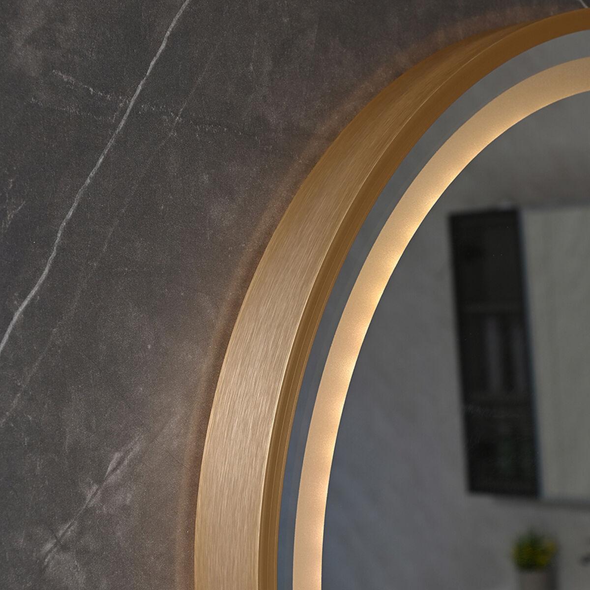 Espejo Vestidor Home ESPRIT Dorado Aluminio 60 x 5 x 165 cm
