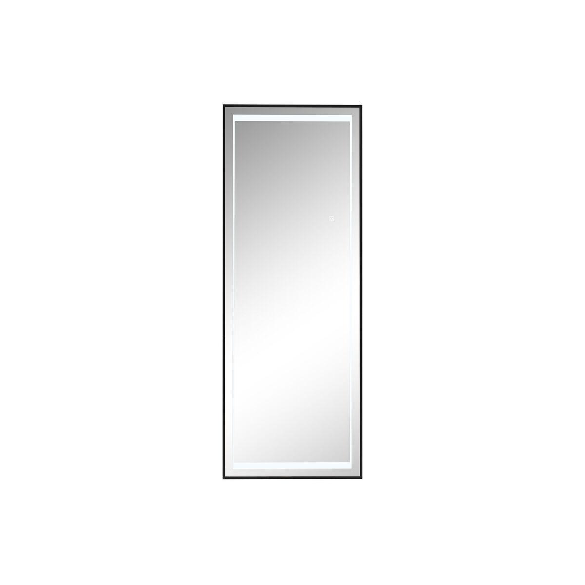 Espejo Vestidor Home ESPRIT Negro Aluminio 50 x 2 x 150 cm