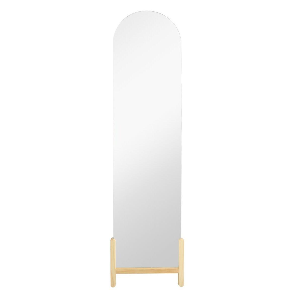 Espejo Vestidor Home ESPRIT Natural Cristal Pino 40 x 10 x 160 cm