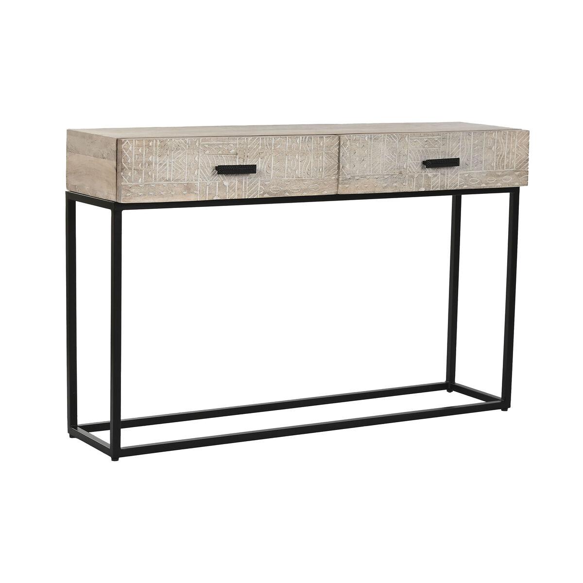Consola Home ESPRIT Blanco 120 x 30 x 76 cm