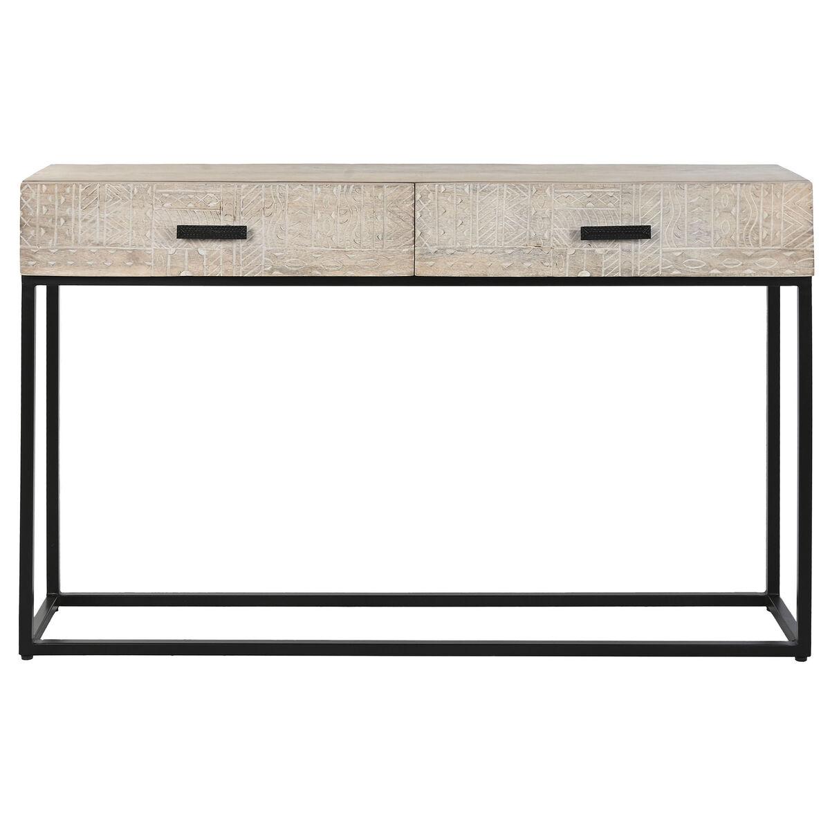 Consola Home ESPRIT Blanco 120 x 30 x 76 cm