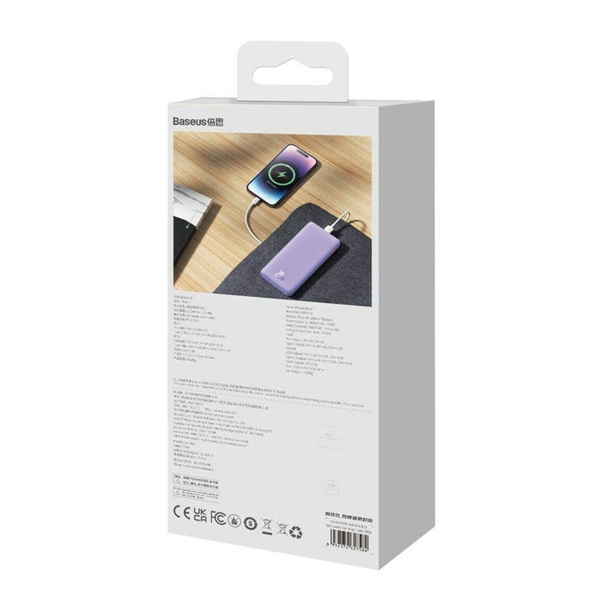 Powerbank Baseus P10022801513-00 Púrpura 10000 mAh