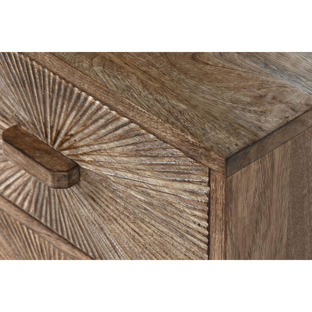 Mesita de Noche Home ESPRIT Natural 40 x 34 x 50 cm