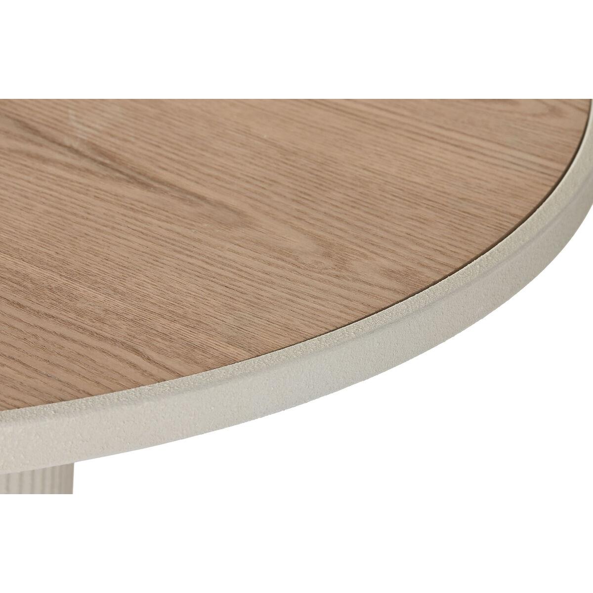 Mesa auxiliar Home ESPRIT Beige Natural 75 x 75 x 75,5 cm