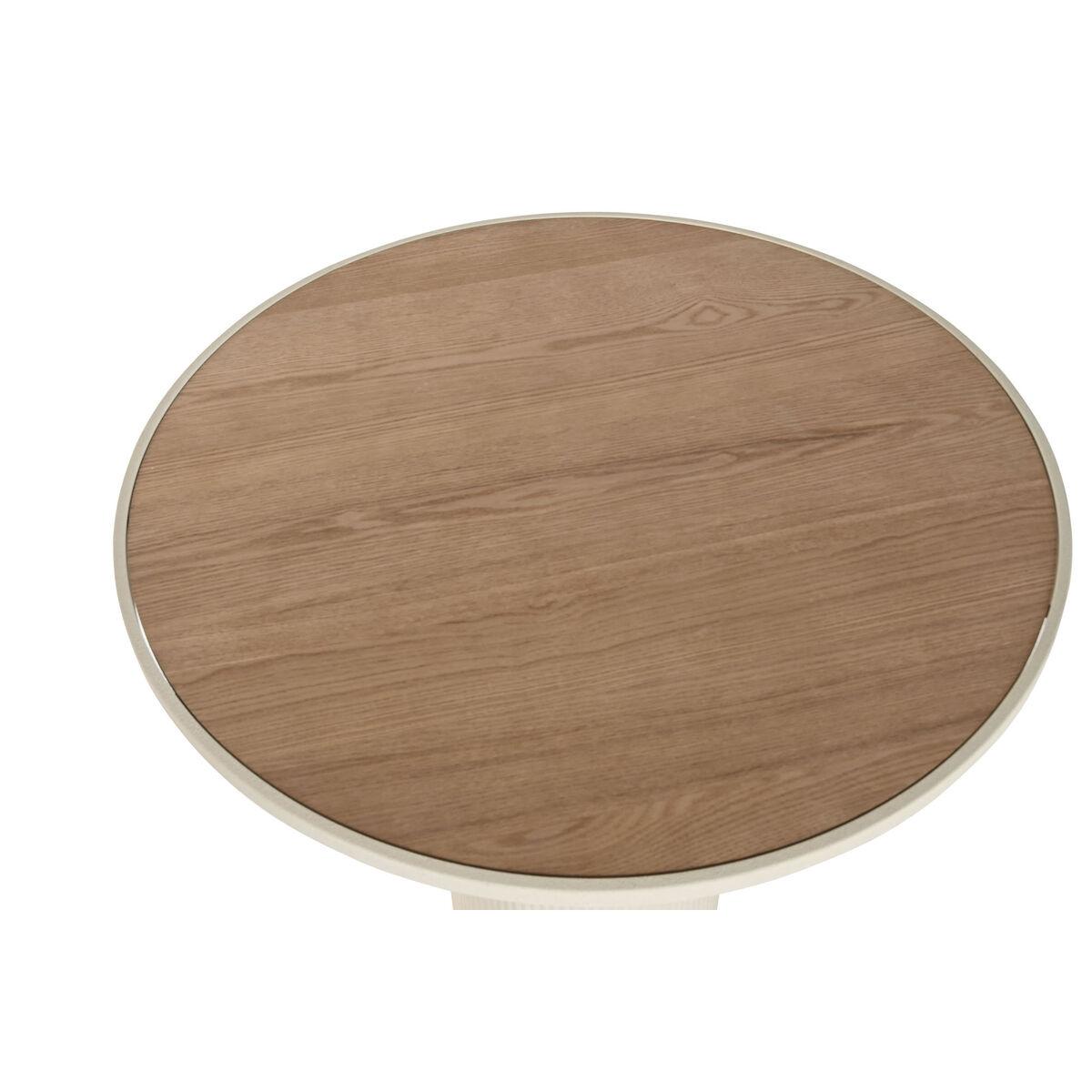 Mesa auxiliar Home ESPRIT Beige Natural 75 x 75 x 75,5 cm