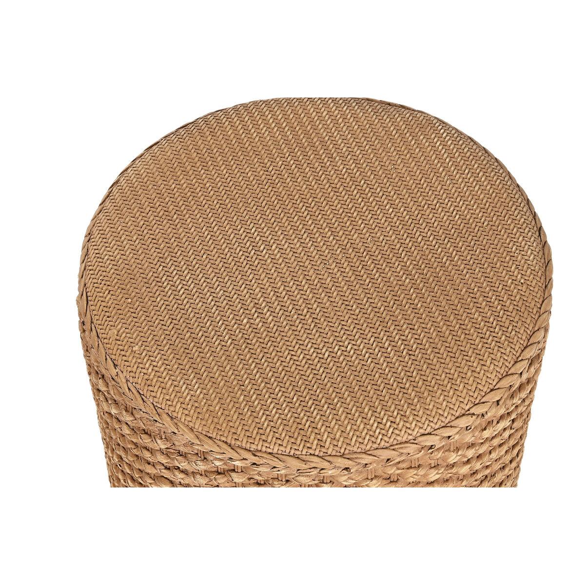 Mesa auxiliar Home ESPRIT Marrón claro 36,5 x 36,5 x 44 cm