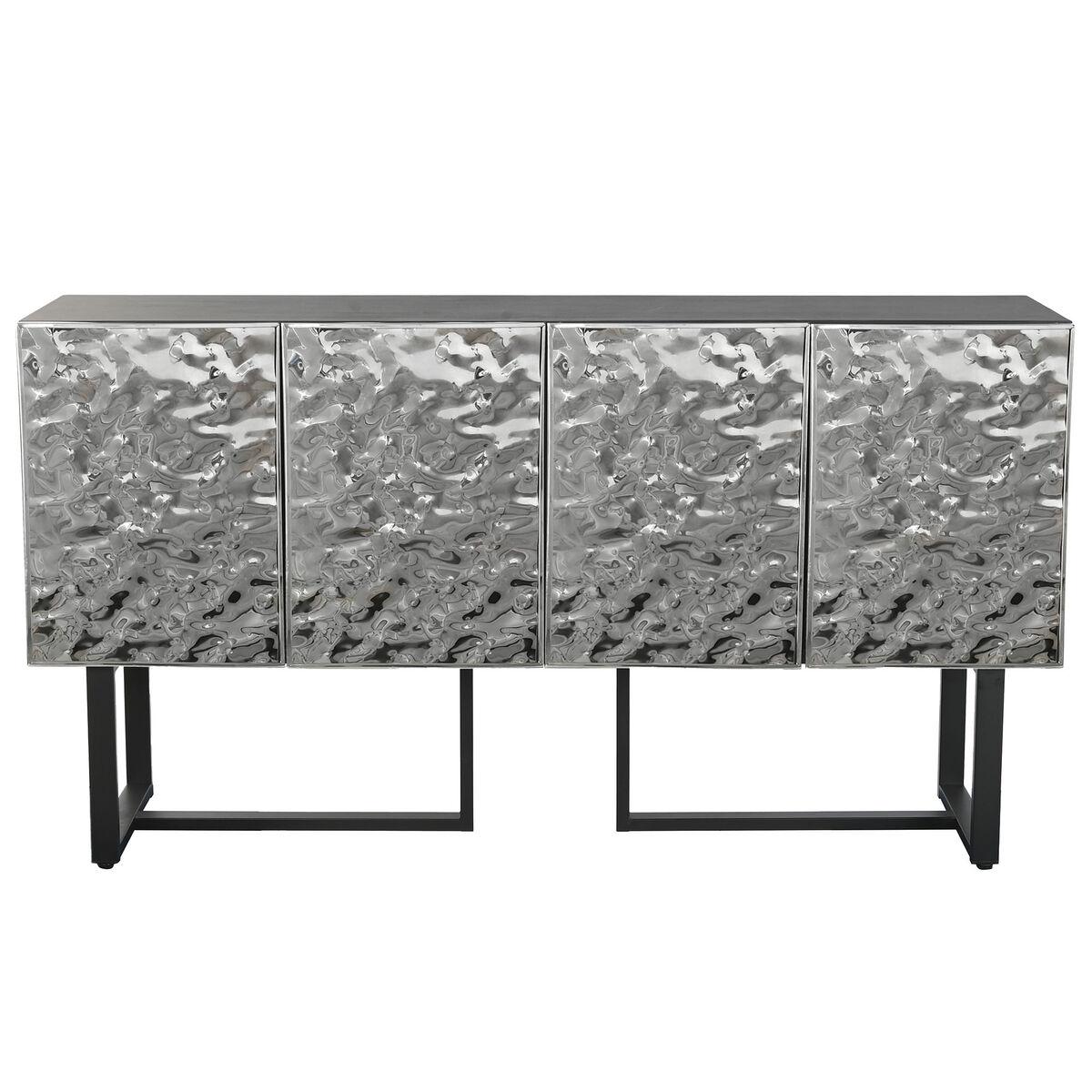 Aparador Home ESPRIT Plateado Metal Acero 151 x 41 x 80 cm