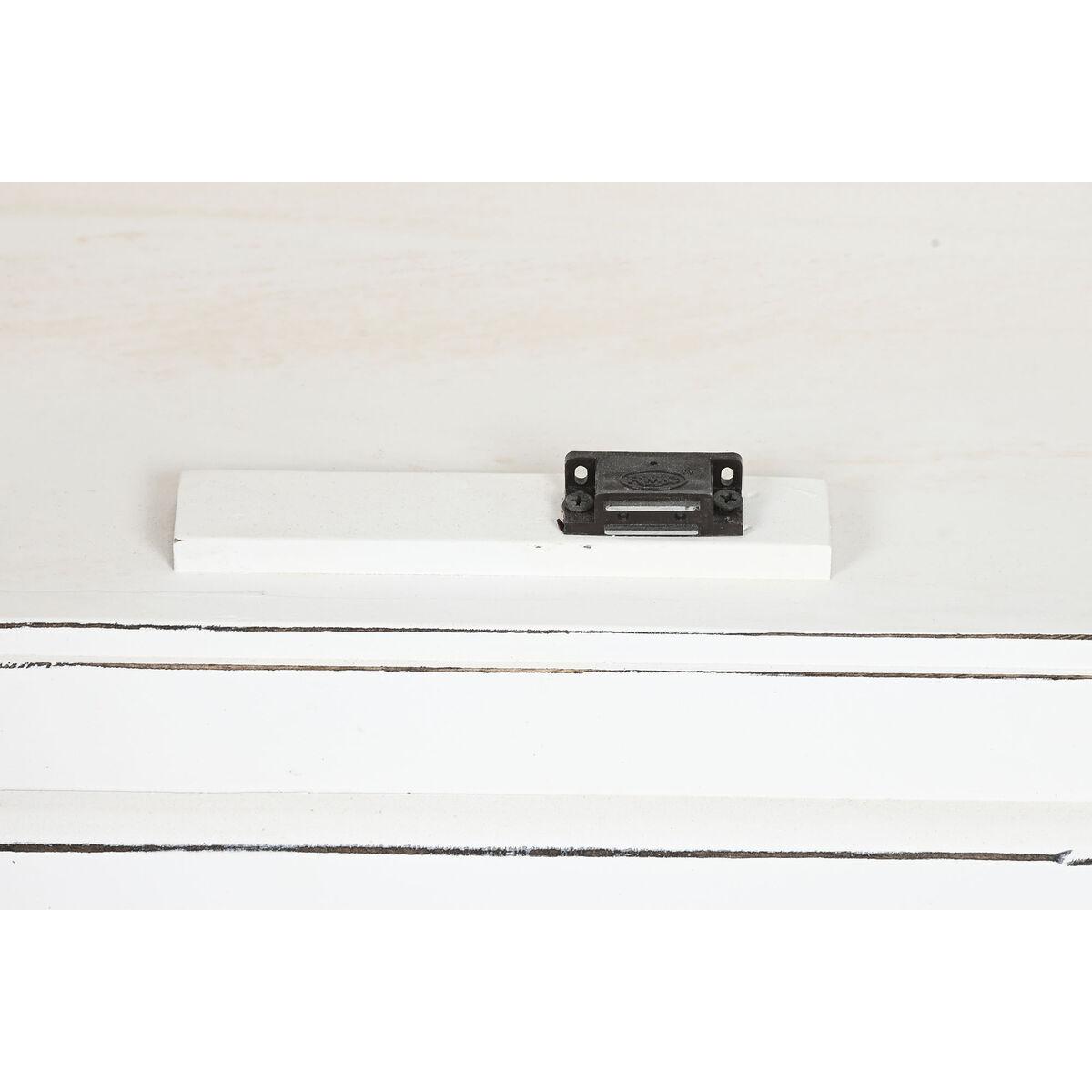 Aparador Home ESPRIT Blanco Cristal Madera de mango 180 x 40 x 100 cm