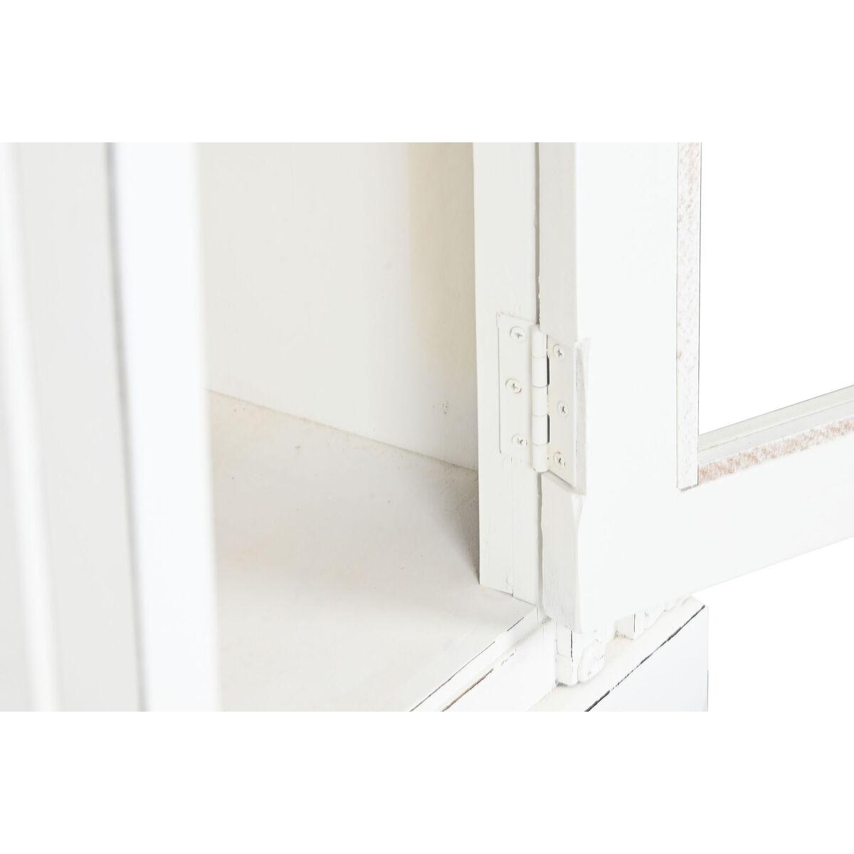 Aparador Home ESPRIT Blanco Cristal Madera de mango 180 x 40 x 100 cm