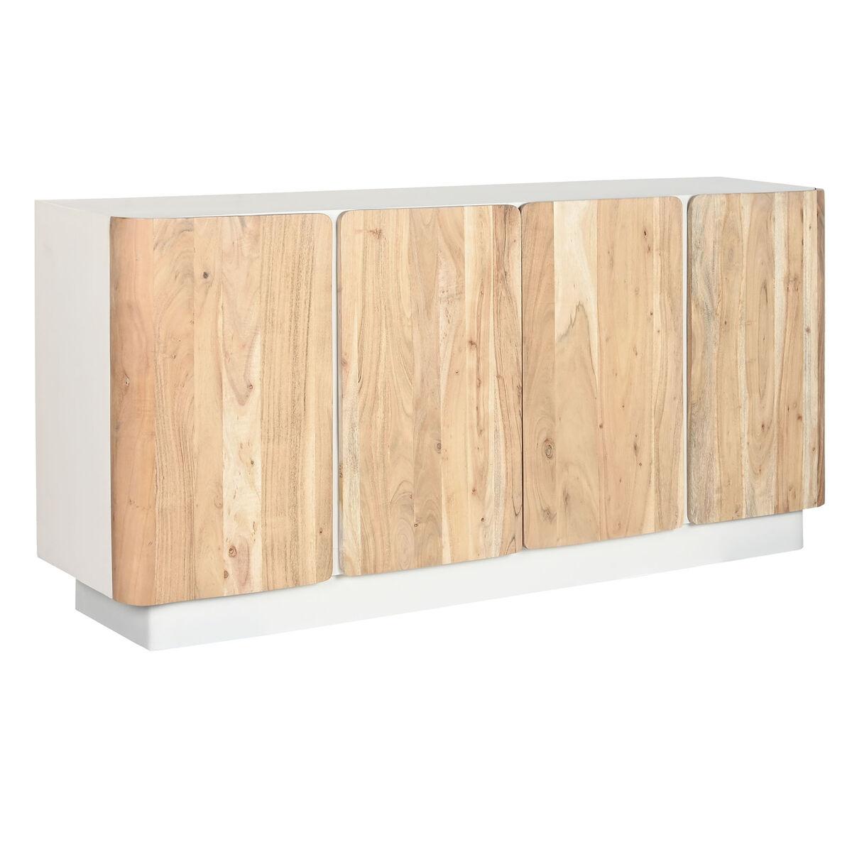 Aparador Home ESPRIT Blanco Natural Acacia Madera de mango 170 x 40 x 80 cm