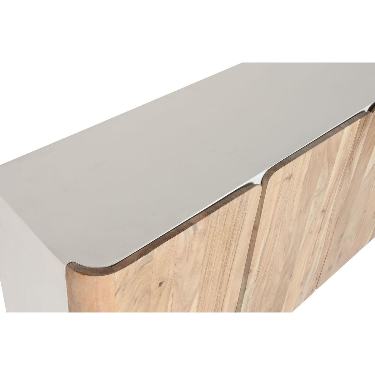 Aparador Home ESPRIT Blanco Natural Acacia Madera de mango 170 x 40 x 80 cm
