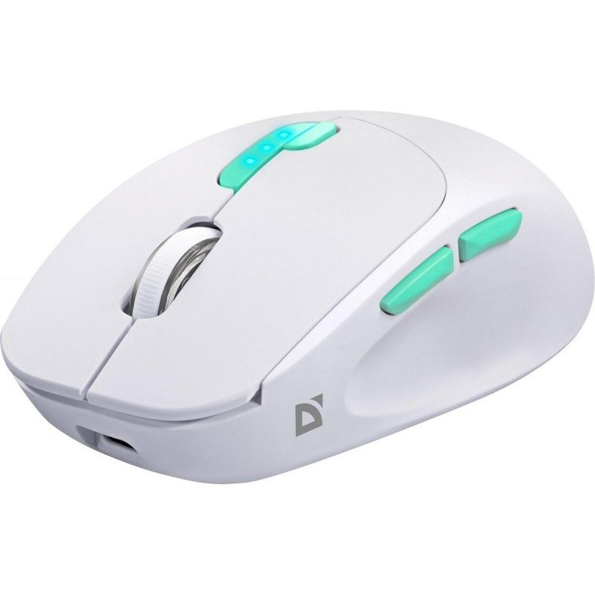 Ratón Bluetooth Inalámbrico Defender NITTA MM-307 Blanco