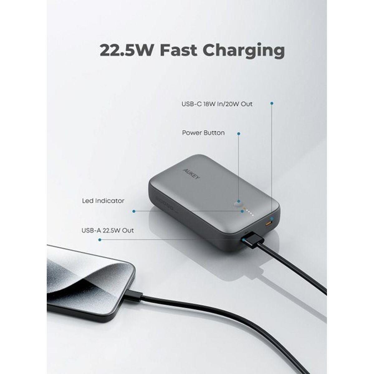 Powerbank Aukey PB-Y57 Gris 20000 mAh
