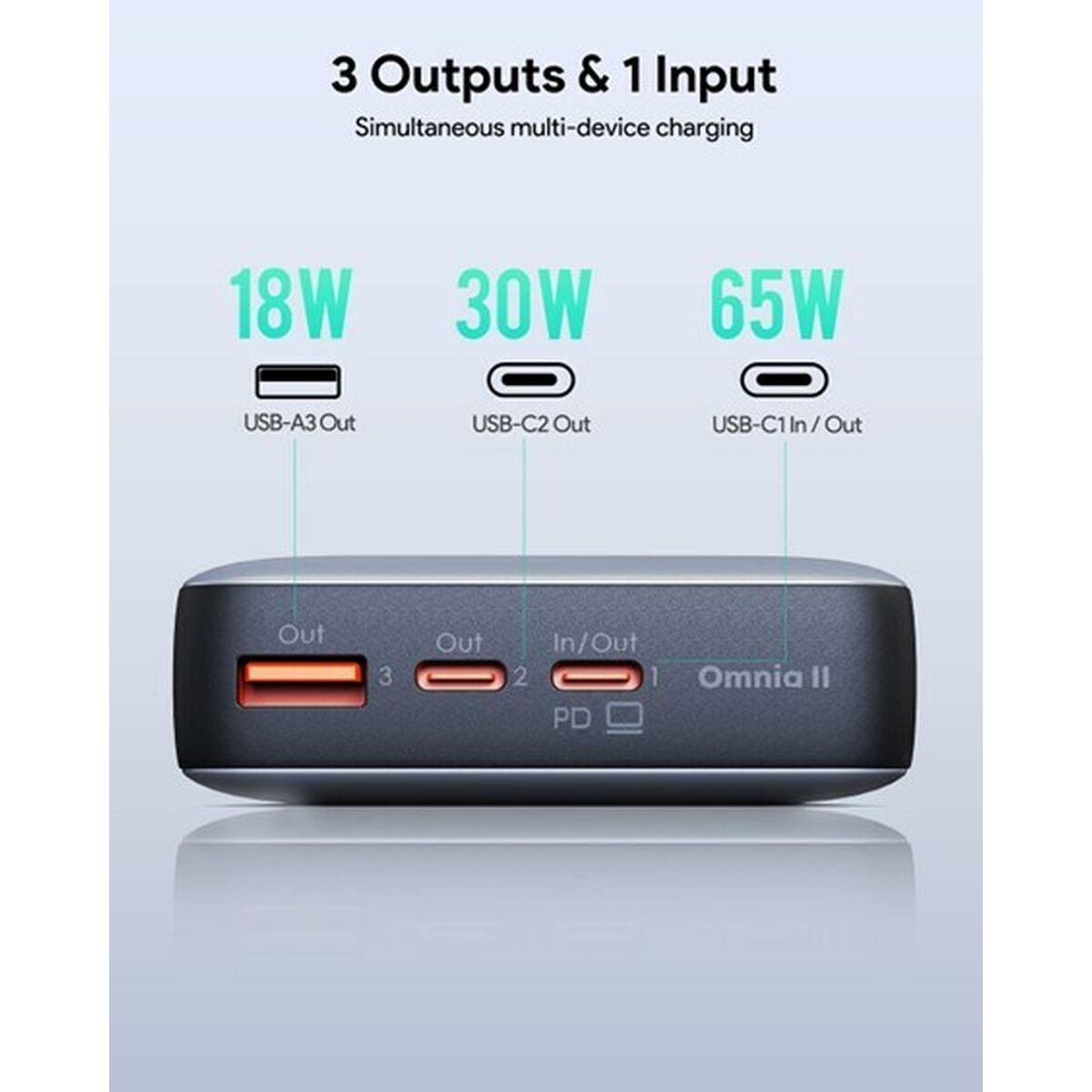 Powerbank Aukey PB-Y43 Negro 20000 mAh
