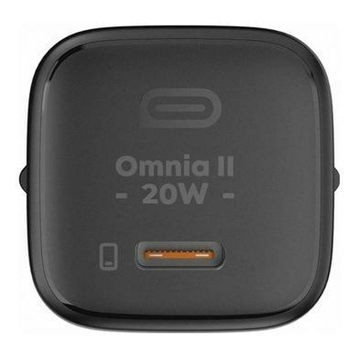 Cargador de Pared Aukey PA-B1T Negro 20 W