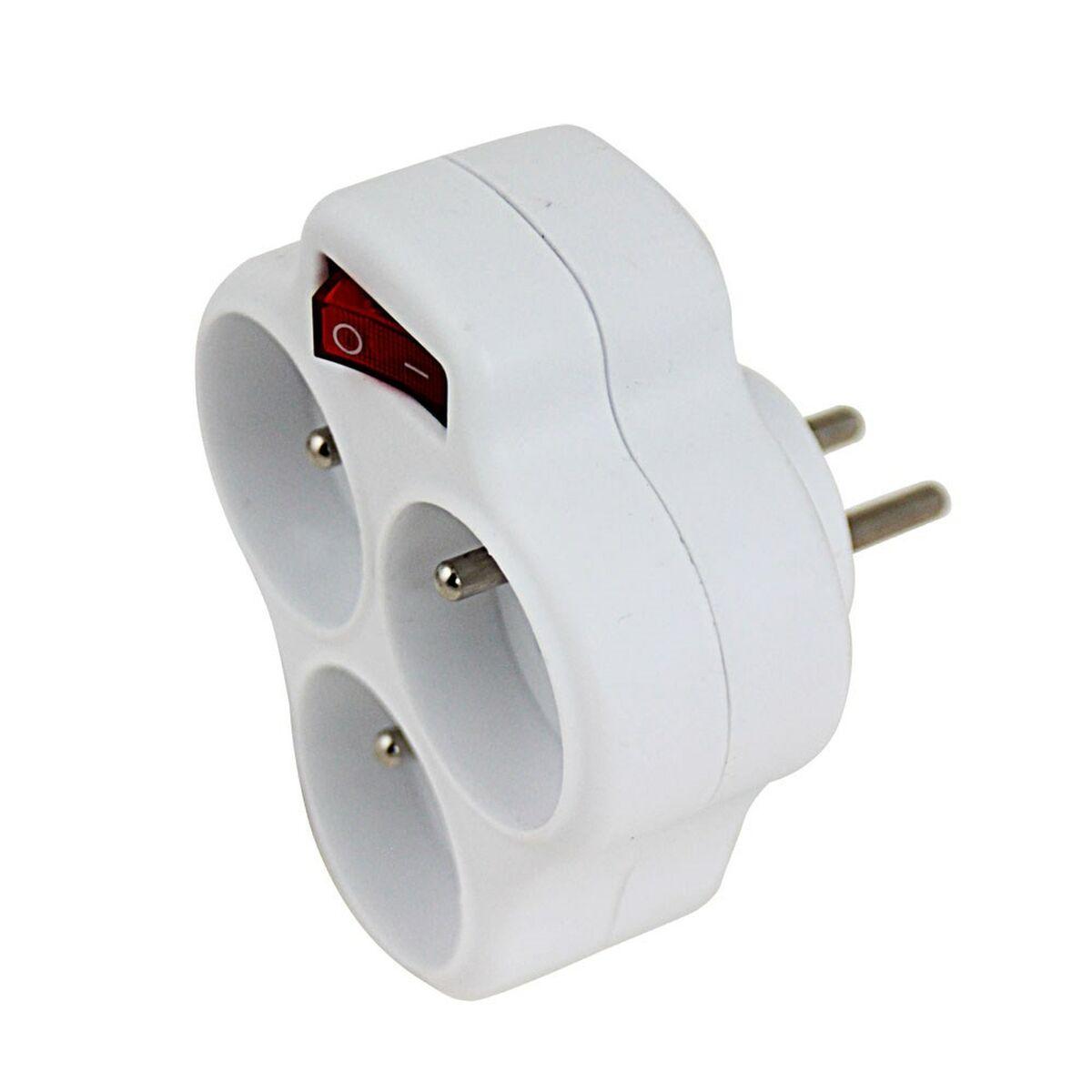 Ladrón de enchufe Esperanza ELK304W 3 Enchufes