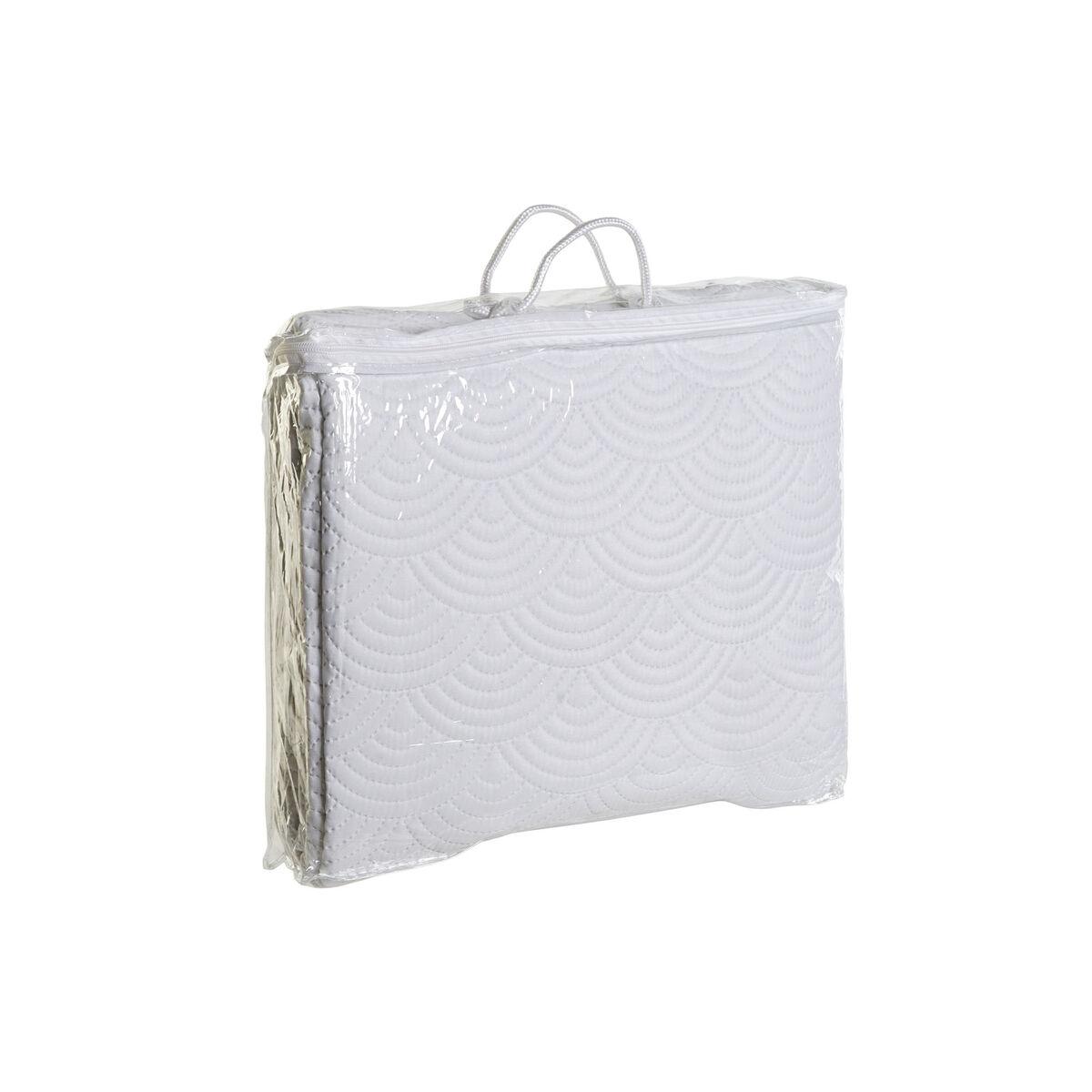 Colcha DKD Home Decor Blanco Cama de 90 Cama de 150 180 x 260 x 1 cm