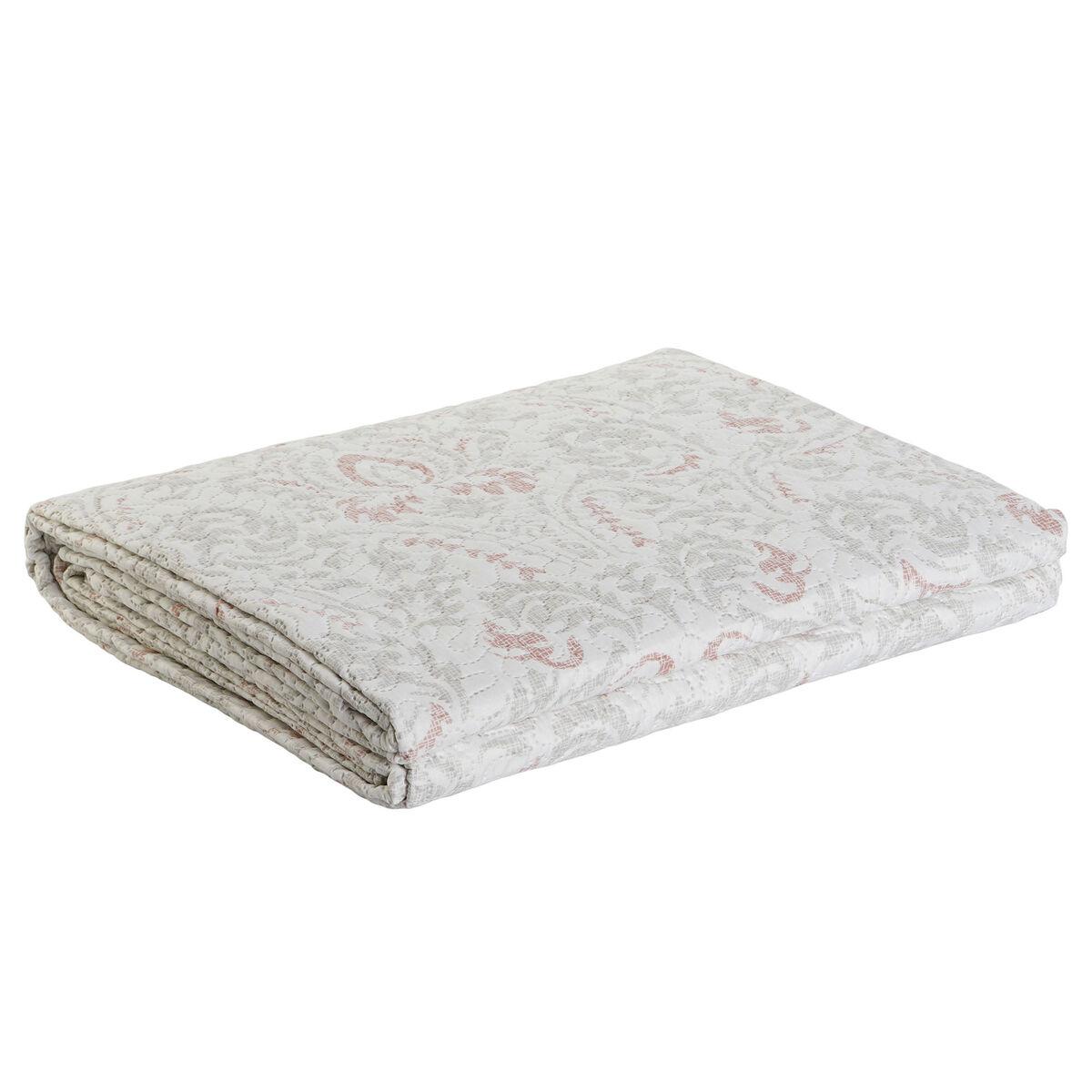 Colcha DKD Home Decor Marrón Beige Cama de 90/105 180 x 260 x 1 cm