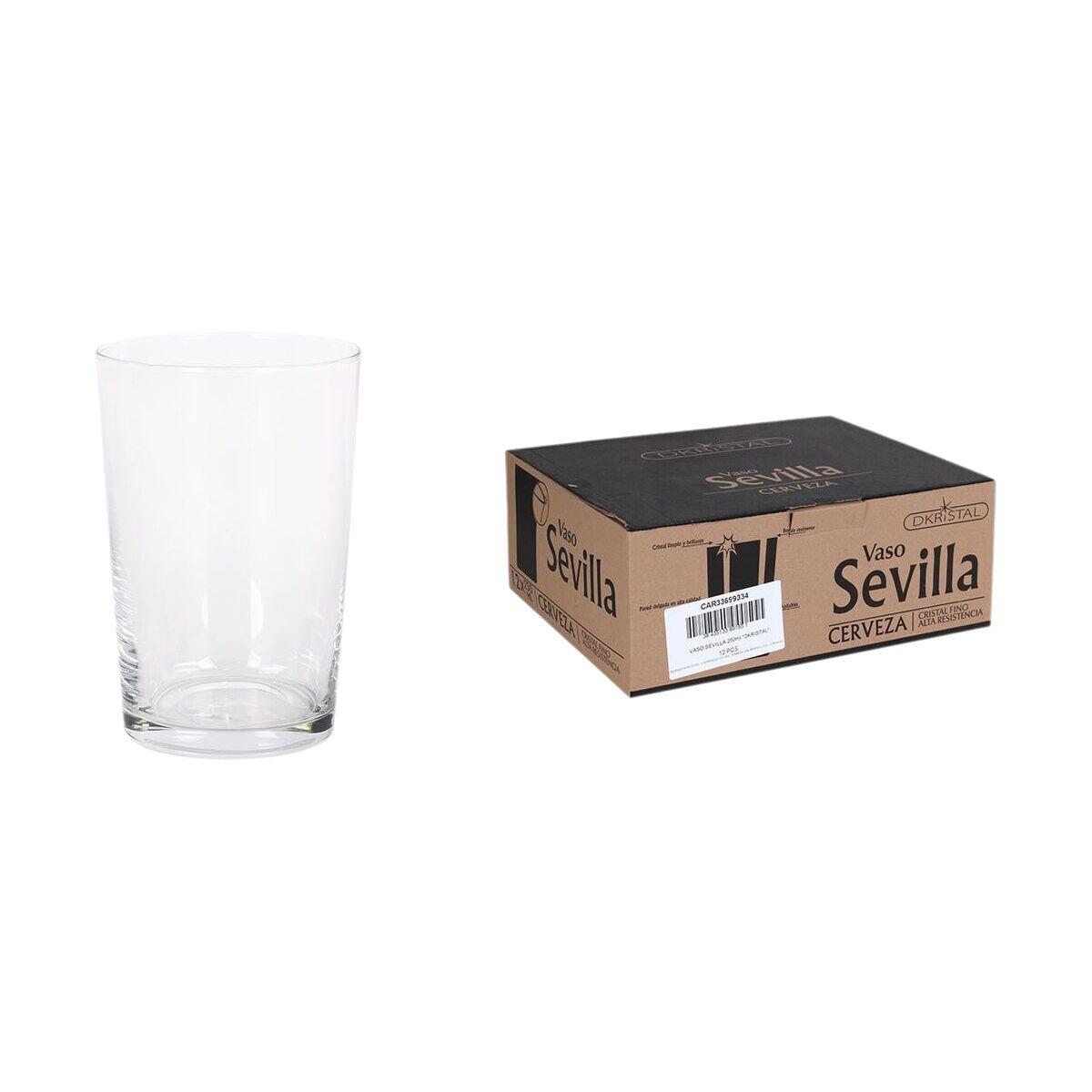Set de Vasos Dkristal Sevilla 0,25 L (12 Unidades)