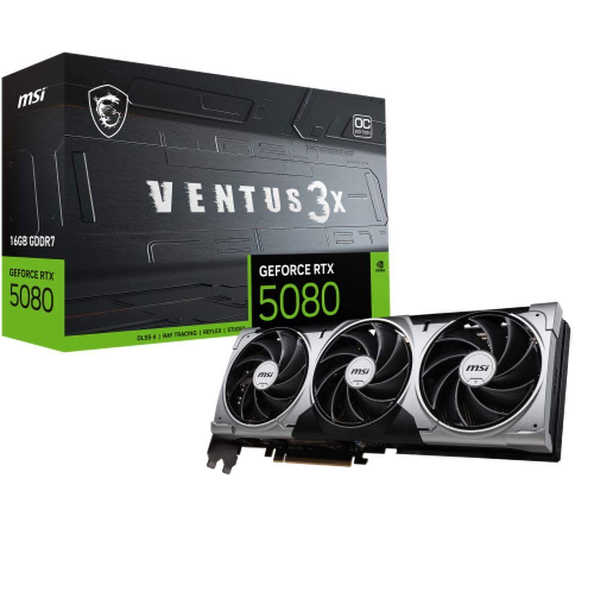 Tarjeta Gráfica MSI RTX 5080 16G VENTUS 3X OC 16 GB