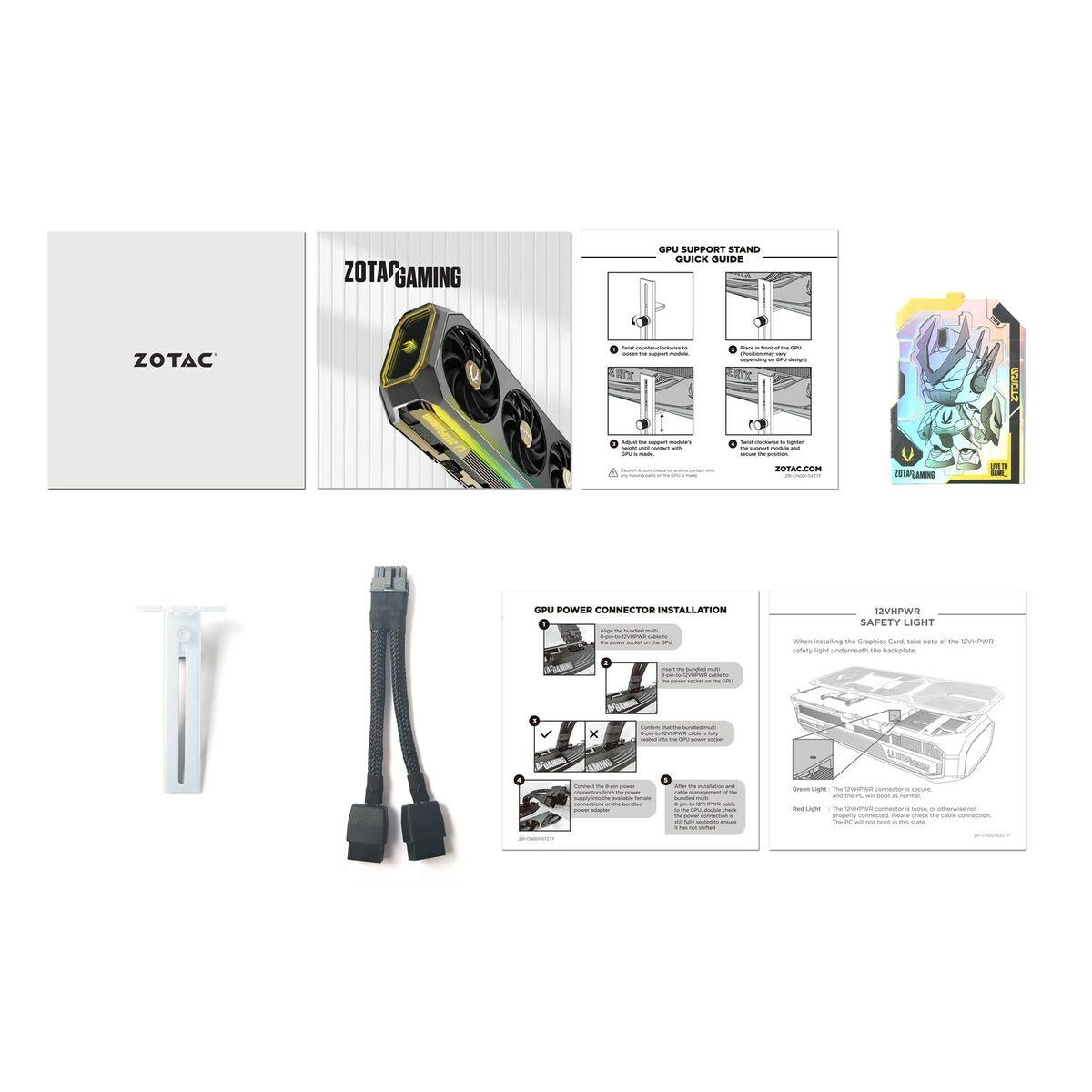 Tarjeta Gráfica Zotac ZT-B50700FQ-10P nvidia geforce rtx 5070 12 GB