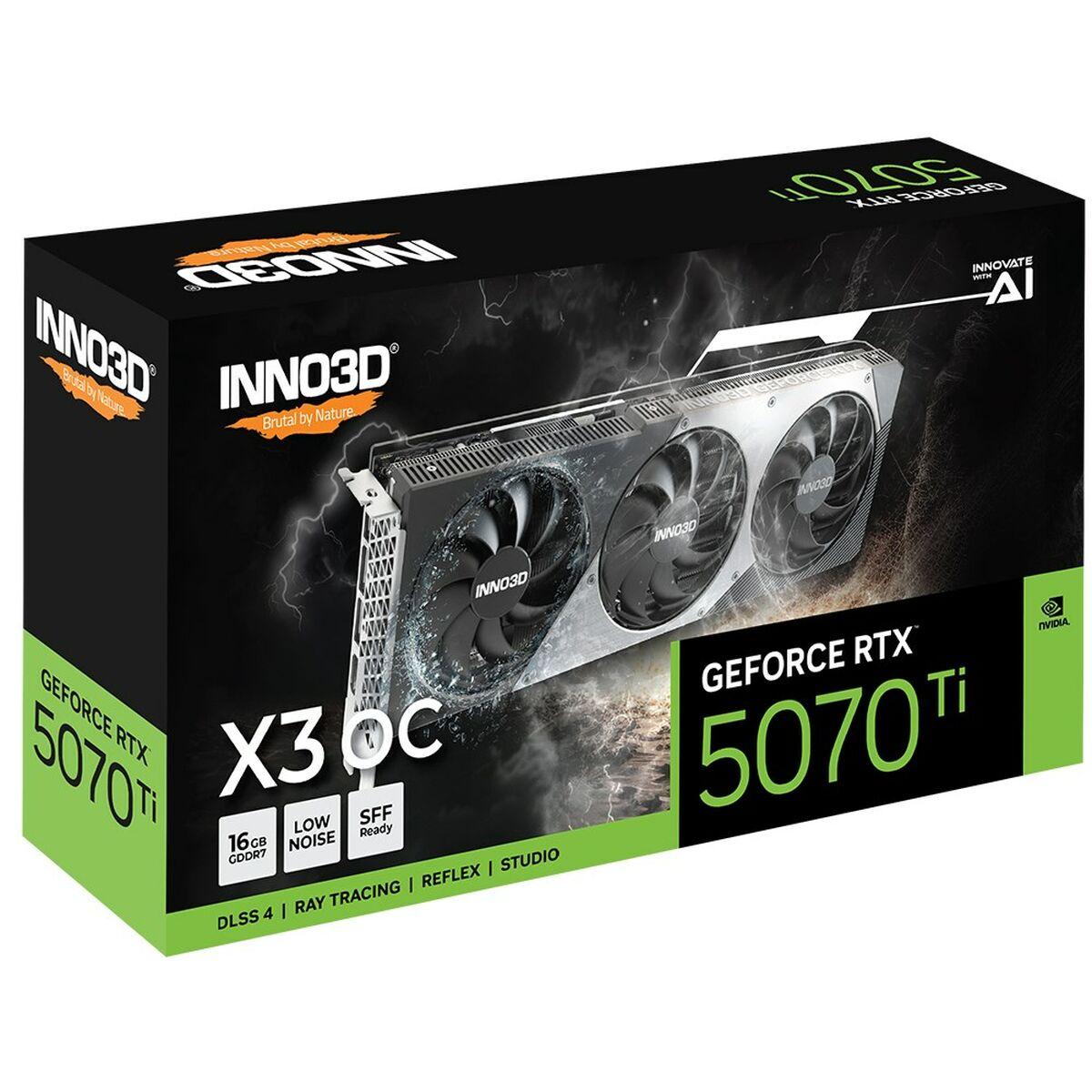 Tarjeta Gráfica INNO3D N507T316D7X176068N nvidia geforce rtx 5070 ti 16 GB