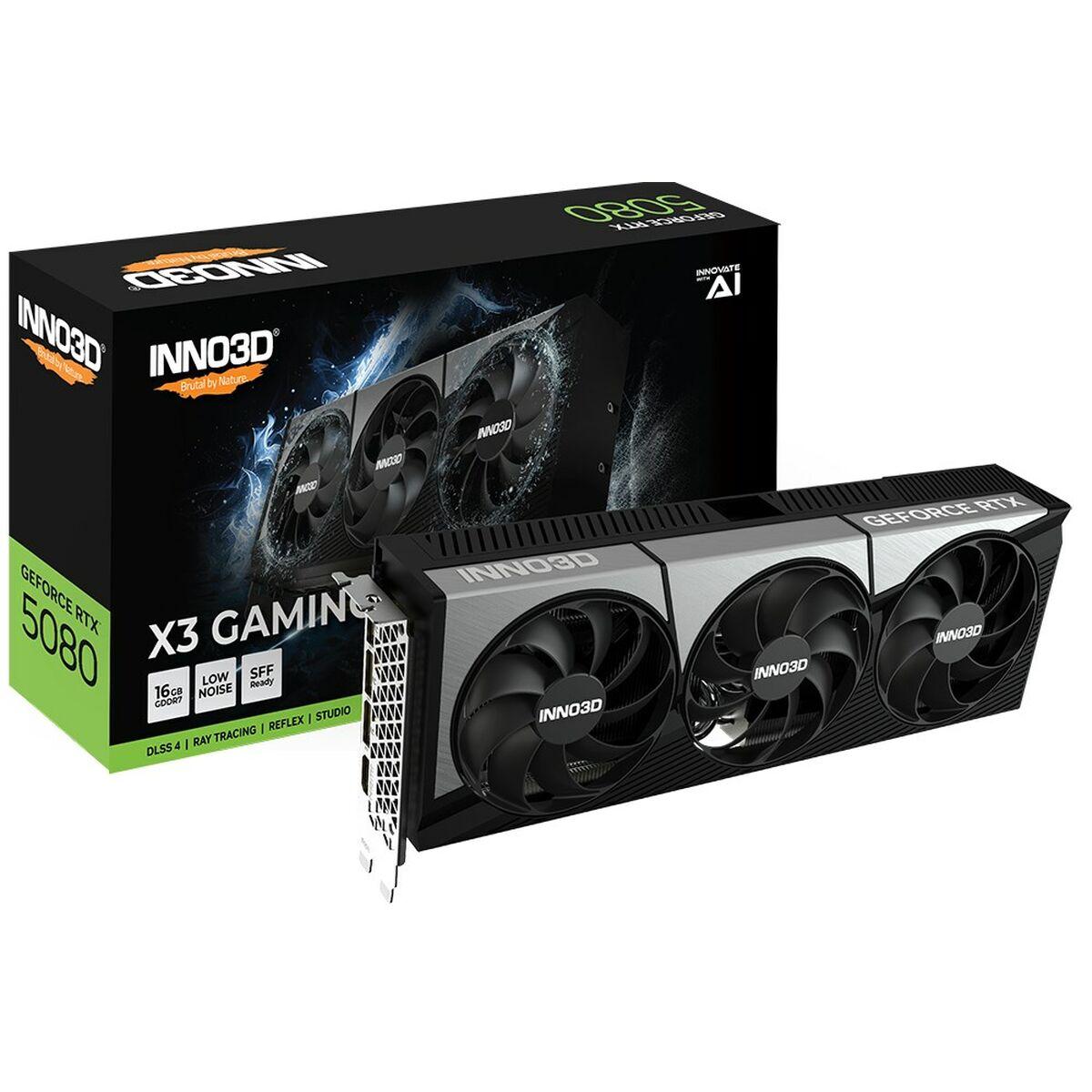 Tarjeta Gráfica INNO3D G50803-16D7X-17603930 GEFORCE RTX 5080 16 GB